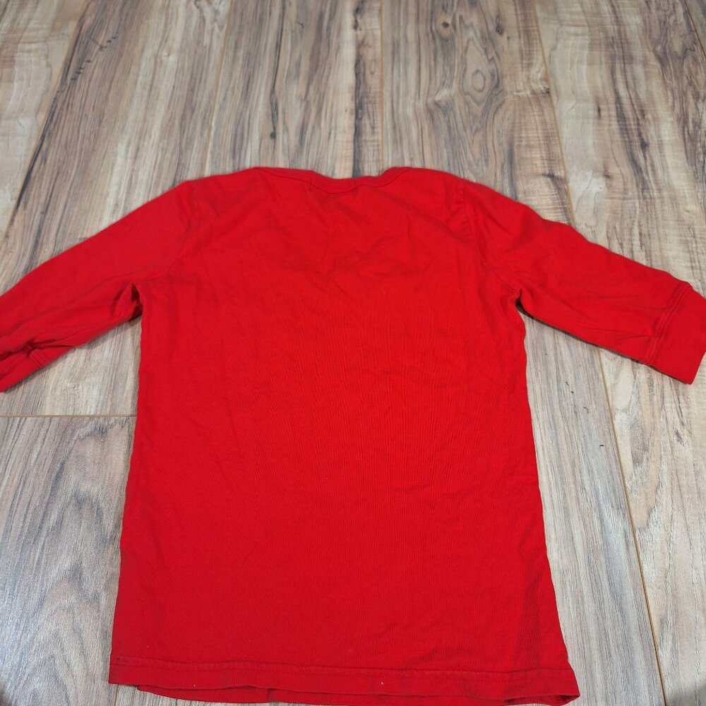 Juicy Couture 3/4 length red shirt size small - Picture 2 of 3